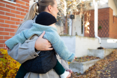 tinytrek Child Carrier - 10 Ay - 4 Yaş (18 Kg) Siyah Desen Çocuk Taşıyıcı I Ana Kucağı - Sling