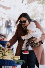 tinytrek Child Carrier - 10 Ay - 4 Yaş (18 Kg) Turuncu Leopar  Desen Çocuk Taşıyıcı