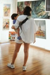 tinytrek Child Carrier - 10 Ay - 4 Yaş (18 Kg) Yılan Desenli Çocuk Taşıyıcı I Ana Kucağı - Sling