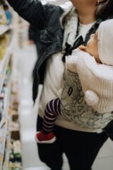 tinytrek Child Carrier - 10 Ay - 4 Yaş (18 Kg) Yılan Desenli Çocuk Taşıyıcı I Ana Kucağı - Sling