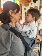 tinytrek Child Carrier - 10 Ay - 4 Yaş (18 Kg) Gece Mavisi Çocuk Taşıyıcı I Ana Kucağı - Sling