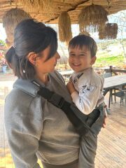 tinytrek Child Carrier - 10 Ay - 4 Yaş (18 Kg) Gece Mavisi Çocuk Taşıyıcı I Ana Kucağı - Sling
