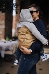 tinytrek Child Carrier - 10 Ay - 4 Yaş (18 Kg) Hardal Çocuk Taşıyıcı I Ana Kucağı - Sling