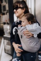 tinytrek Child Carrier - 10 Ay - 4 Yaş (18 Kg) Kül Gri Çocuk Taşıyıcı I Ana Kucağı - Sling