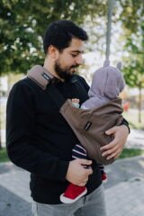 tinytrek Child Carrier - 10 Ay - 4 Yaş (18 Kg) Vizon Çocuk Taşıyıcı I Ana Kucağı - Sling