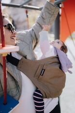 tinytrek Child Carrier - 10 Ay - 4 Yaş (18 Kg) Vizon Çocuk Taşıyıcı I Ana Kucağı - Sling