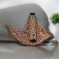 tinytrek Child Carrier - 10 Ay - 4 Yaş (18 Kg) Kiremit Leopar Çocuk Taşıyıcı I Ana Kucağı - Sling