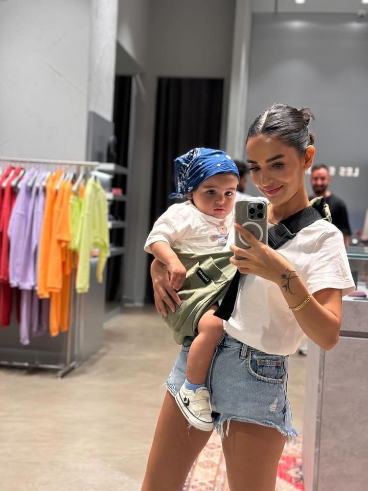 tinytrek Child Carrier - 10 Ay - 4 Yaş (18 Kg) Haki Çocuk Taşıyıcı I Ana Kucağı - Sling