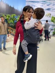 tinytrek Child Carrier - 10 Ay - 4 Yaş (18 Kg) Antrasit Çocuk Taşıyıcı I Ana Kucağı - Sling