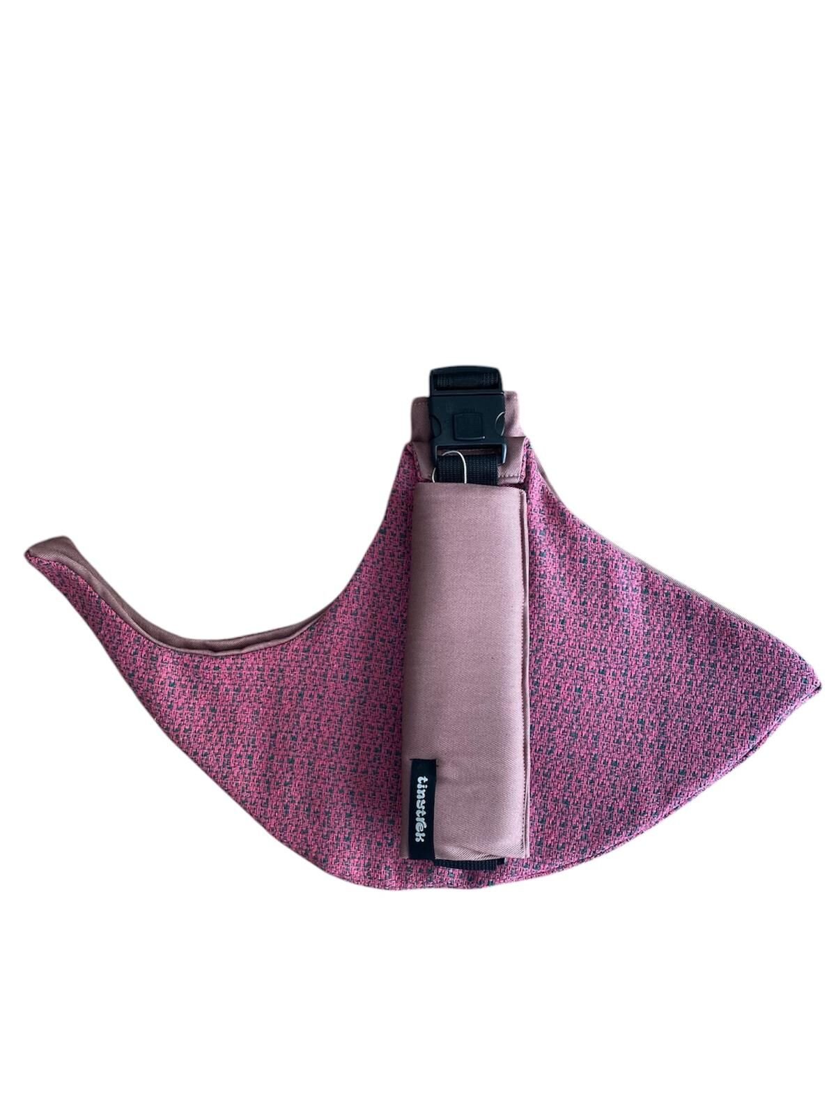tinytrek Child Carrier - 10 Ay - 4 Yaş (18 Kg) Pembe Tüvit Çocuk Taşıyıcı I Ana Kucağı - Sling